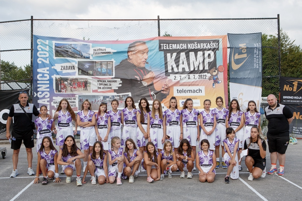 Otvoren Telemach Košarkaški Kamp Bjelašnica 2022. za mlade