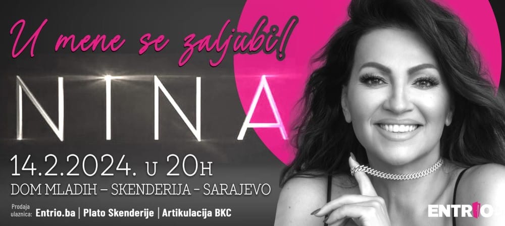 nina badrić 14.februara održaće koncert u sarajevu!