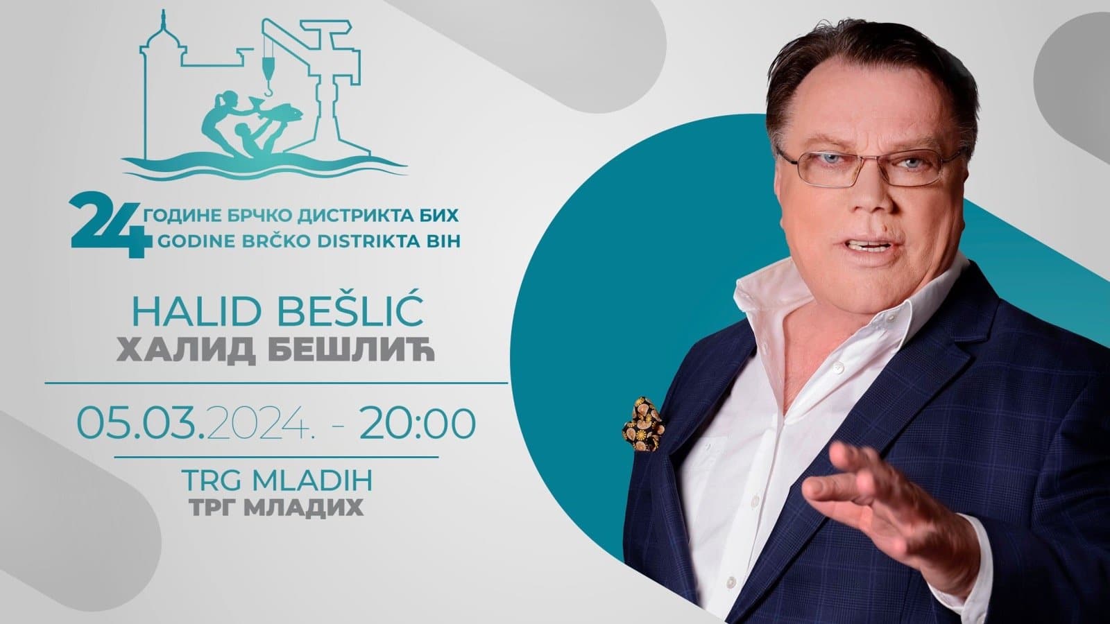 Halid Bešlić u utorak 5.3.održaće koncert u Brčkom
